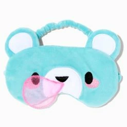 Coupon 😍 Claire's Blue Bubblegum Bear Sleeping Mask 😍