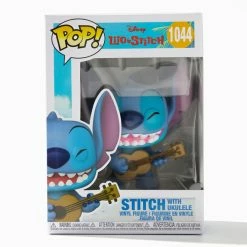 Budget 🎉 Claire's Pop! ©Disney Lilo & Stitch Stitch With Ukulele Vinyl Figure 🎁
