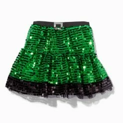 Deals 🔥 Claire's St. Patrick's Day Green Sequin Tutu 🤩