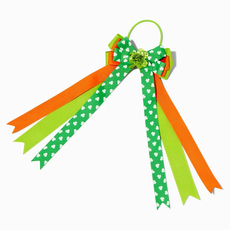 Cheapest ❤️ Claire's St. Patrick's Day Shamrocks Streamer Bow Hair Tie 🧨 1 Cheapest ❤️ Claire's St. Patrick's Day Shamrocks Streamer Bow Hair Tie 🧨