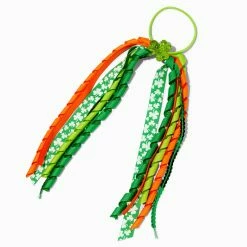 Brand new 🎉 Claire's St. Patrick's Day Shamrocks Curly Streamer Hair Tie 😉