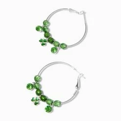 Outlet 🥰 Claire's St. Patrick's Day Lucky Charms 50MM Hoop Earrings ✨