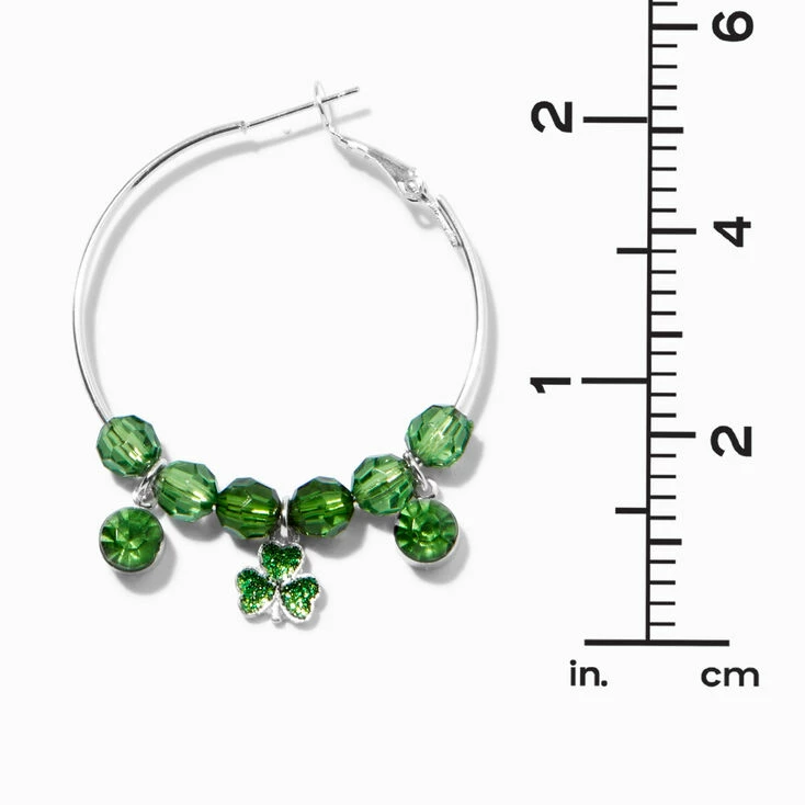 Outlet 🥰 Claire's St. Patrick's Day Lucky Charms 50MM Hoop Earrings ✨ 3 Outlet 🥰 Claire's St. Patrick's Day Lucky Charms 50MM Hoop Earrings ✨ - Image 3