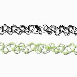 Hot Sale 🥰 Claire's Silver & Black Shamrock Mixed Choker Necklaces - 2 Pack 🧨 5 Hot Sale 🥰 Claire's Silver & Black Shamrock Mixed Choker Necklaces - 2 Pack 🧨 -Claire’s-shop 74724 3