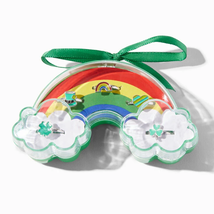 Best Pirce 🛒 Claire's St. Patrick's Day Adjustable Rings - 5 Pack ❤️ 2 Best Pirce 🛒 Claire's St. Patrick's Day Adjustable Rings - 5 Pack ❤️ - Image 2